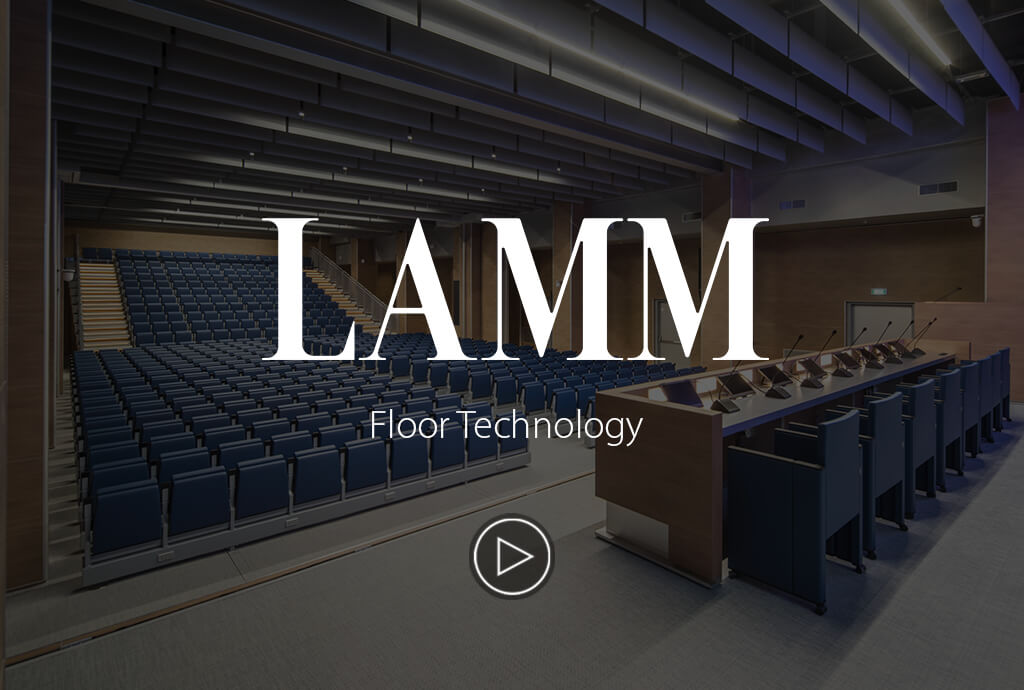 Des fauteuils escamotables LAMM pour le grand amphithéâtre «Carlo de Carli» du Politecnico di Milano