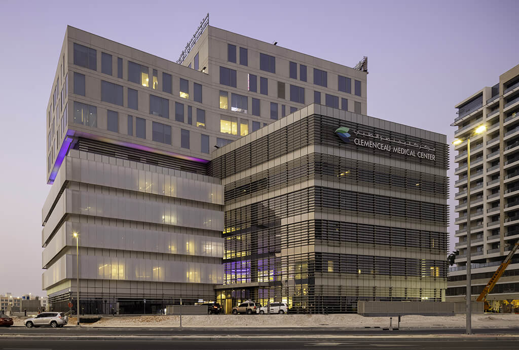 Poltrone e arredi LAMM per il Clemenceau Medical Center inaugurato a Dubai, negli Emirati Arabi Uniti