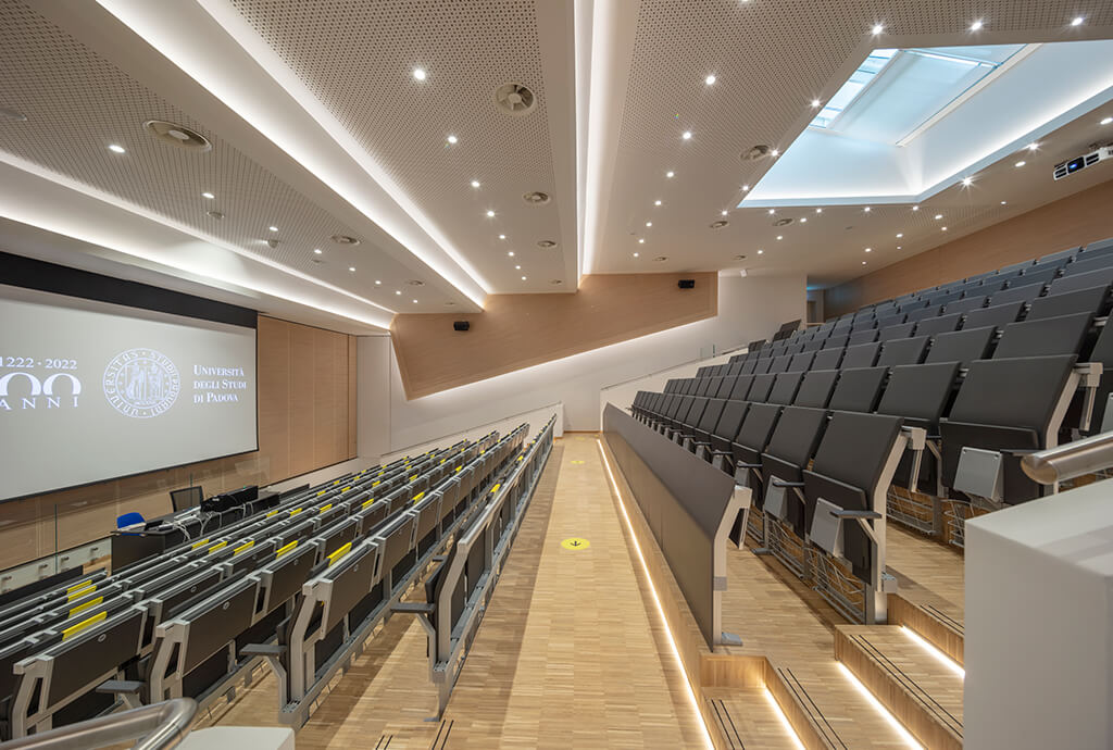 LAMM pour le nouveau centre de congrès de l’Université de Padoue conçu par Valle Architetti Associati