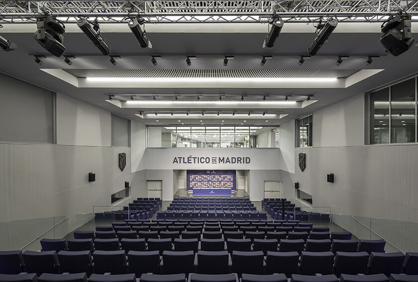 LAMM per la Press Room del Wanda Metropolitano Stadium di Madrid